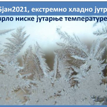 25. јануар 2022._Најхладније јутро овог јануара у Српској и БиХ